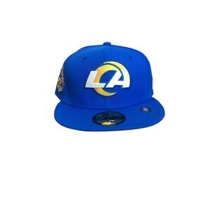 New Era Los Angeles Rams 59FIFTY Fitted Cap Hat Size 7 1/4 (NEW)
